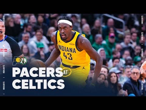 Indiana Pacers Highlights at Boston Celtics | December 22, 2025