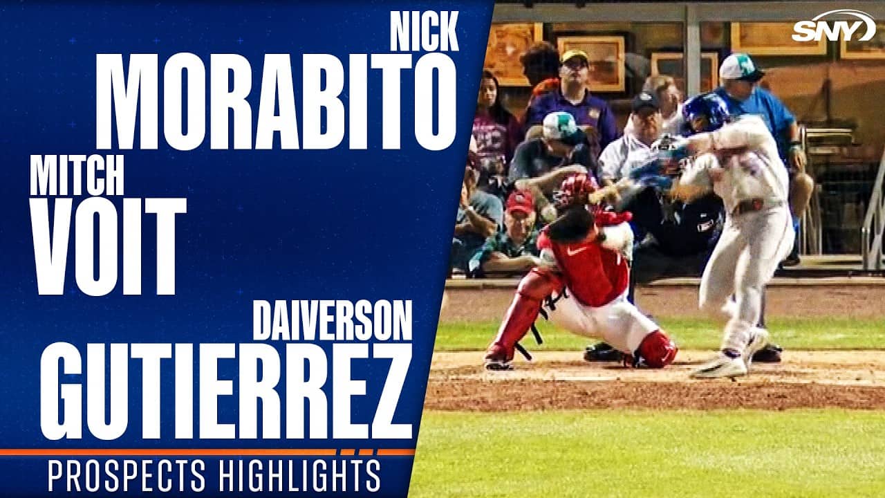 Mitch Voit, Daiverson Gutierrez, Nick Morabito | Mets prospects highlights