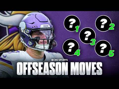 5 offseason moves the Minnesota Vikings NEED to make ✅