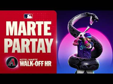 BALLGAME! Ketel Marte CRUSHES a walk-off home run for the D-backs against the Dodgers! 🐍
