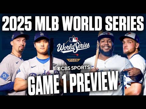 2025 MLB World Series Game 1 Preview: Dodgers vs Blue Jays | Blake Snell vs Trey Yesavage