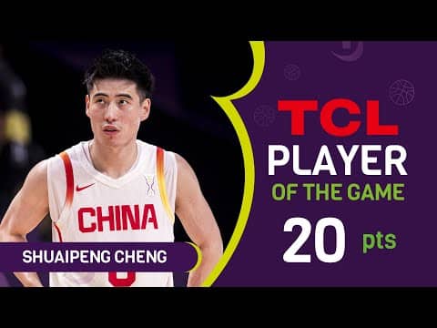Shuaipeng Cheng (20 PTS) | TCL Player Of The Game | CHN 🇨🇳 vs JOR 🇯🇴 | FIBA Asia Cup 2025