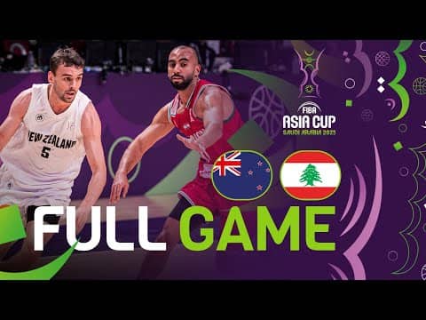 Quarter-Finals | New Zealand v Lebanon | Full Basketball Game | FIBA Asia Cup 2025