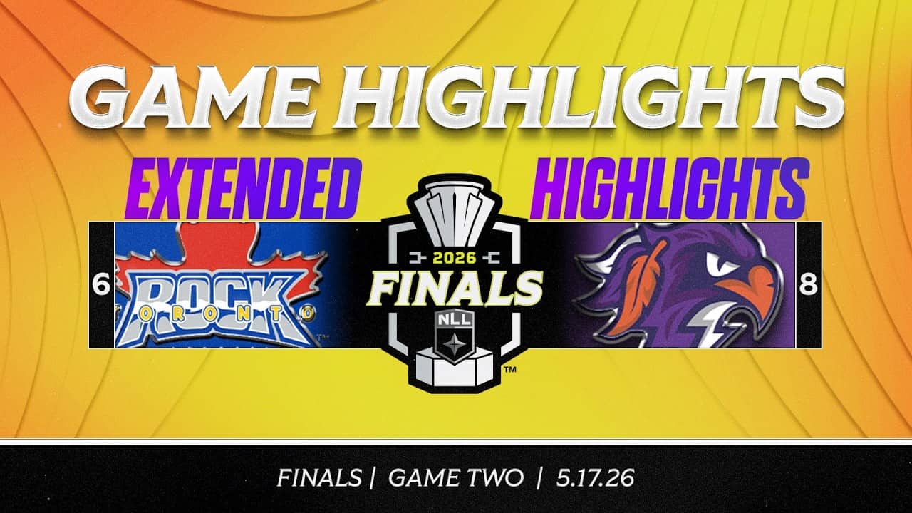 NLL FINALS GAME 2 | ROCK VS. THUNDERBIRDS EXTENDED HIGHLIGHTS