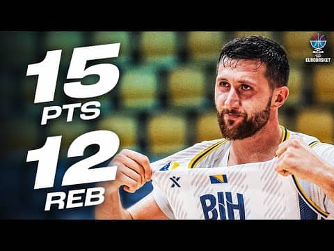 Jusuf Nurkic's DOUBLE-DOUBLE vs Georgia | FIBA EuroBasket 2025 | September 4, 2025