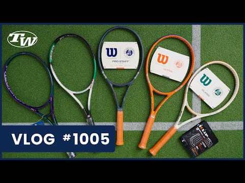 This Tennis Vlog Has Everything: KLIP Gut Strings, Roland Garros Racquets & Vintage Gear | VLOG 1005
