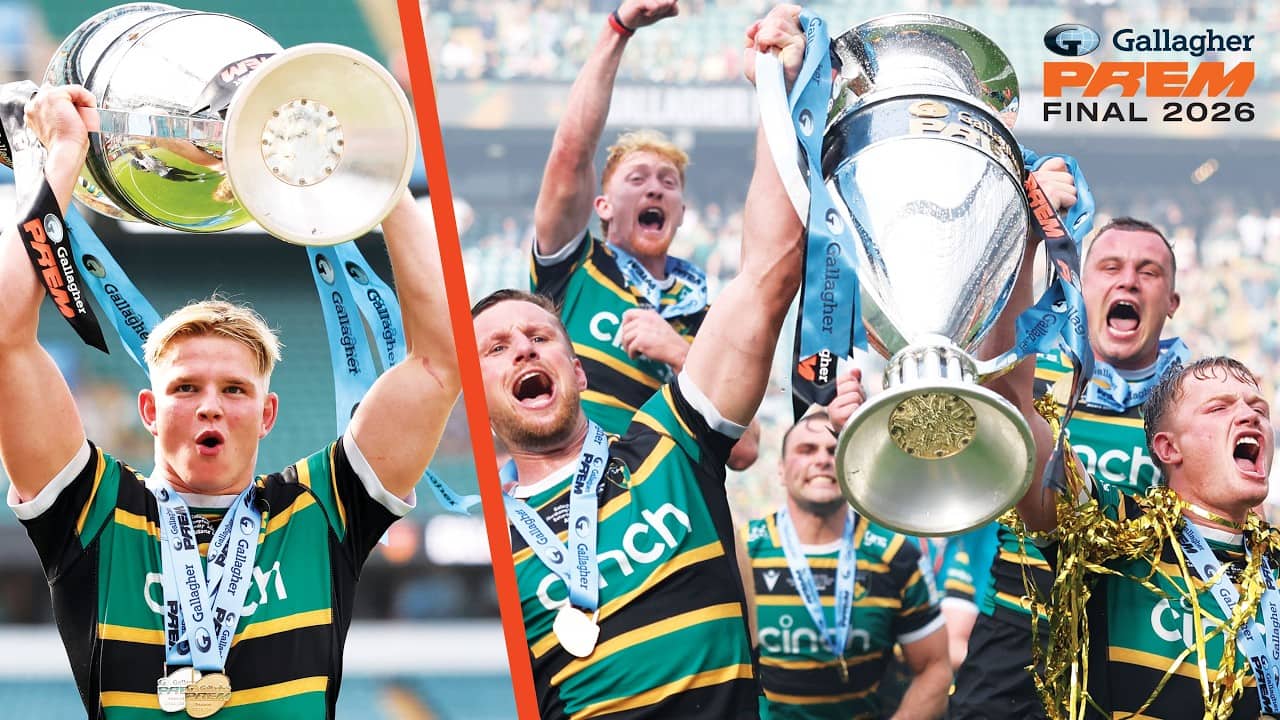 🏆 Northampton Saints Crowned Gallagher PREM Champions! 🏆 | Full Trophy Lift & Celebrations