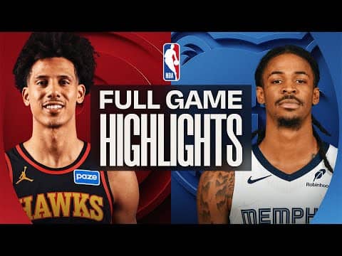 HAWKS at GRIZZLIES | FULL GAME HIGHLIGHTS | January 21, 2026