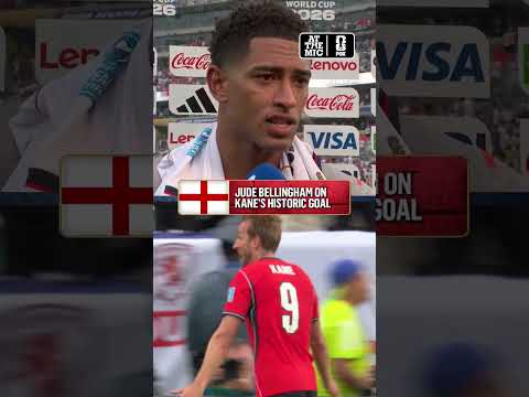Jude Bellingham on being part of history after assisting Harry Kane's record-breaking goal 🏴󠁧󠁢󠁥󠁮󠁧󠁿