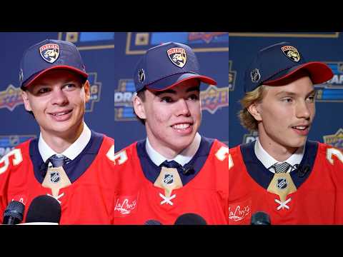 2026 NHL Draft Pick Pressers | Ignatavicius, Cali, Vanhatalo | 6.27.26