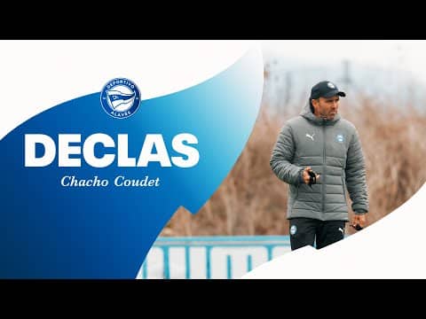 Chacho Coudet: "Tenemos que tener mayor efectividad de goles" | Deportivo Alavés