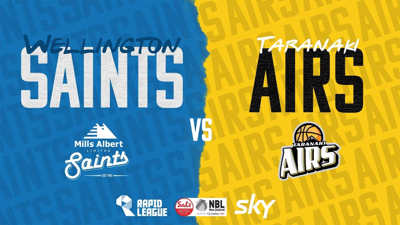 Wellington Saints v Taranaki Airs |  Full Basketball Game | @SalsNBL  2026