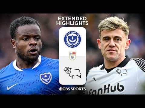 Portsmouth vs. Derby County: Extended Highlights | EFL Championship | CBS Sports Golazo