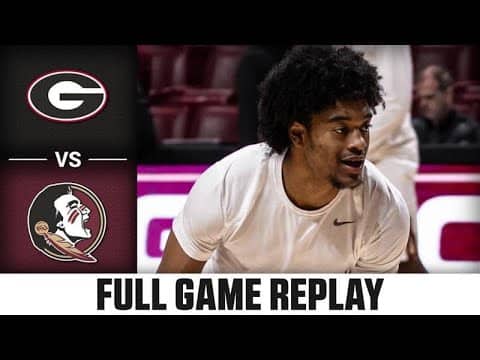 Georgia vs. Florida State Full Game Replay | 2025-26 ACC Men's Basketball