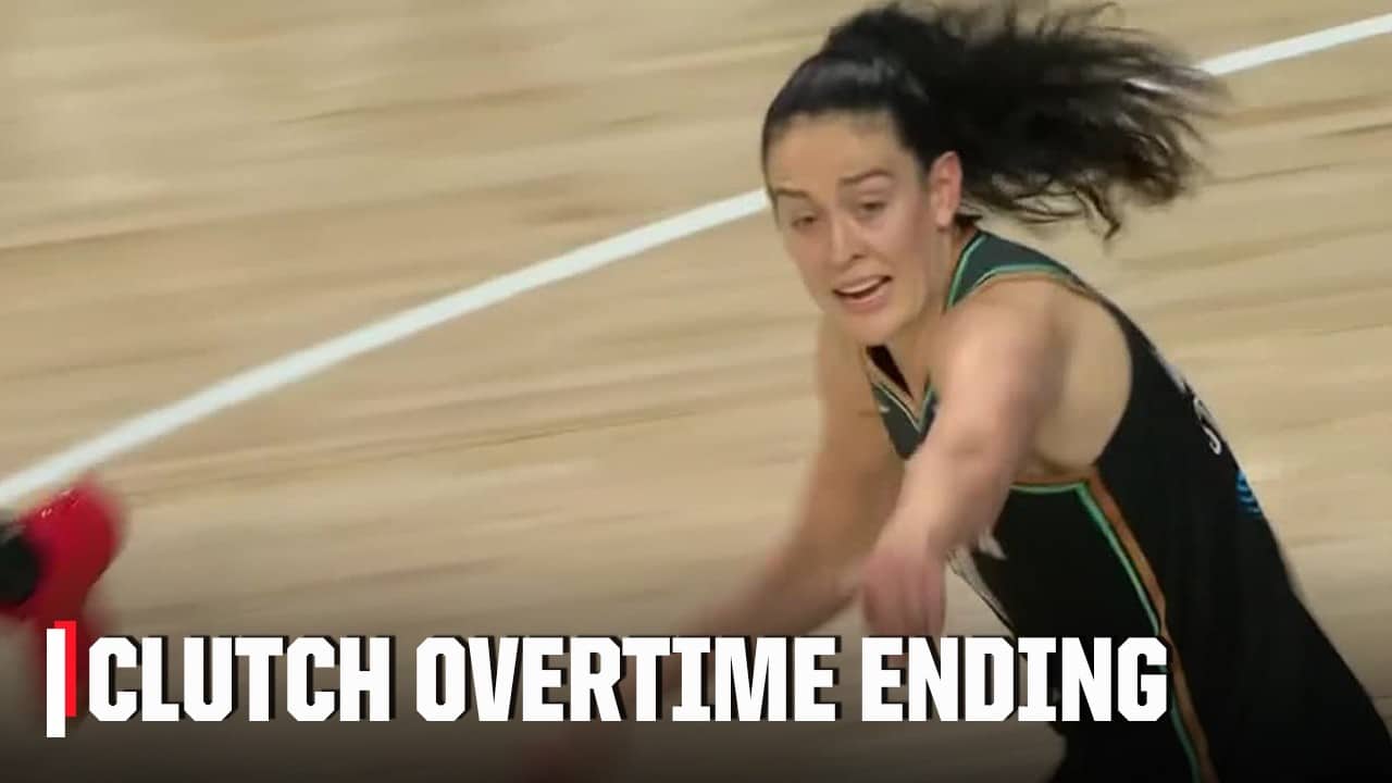 MUST-SEE BASKETBALL 👀 OT ending between New York Liberty vs. Washington Mystics | WNBA on ESPN