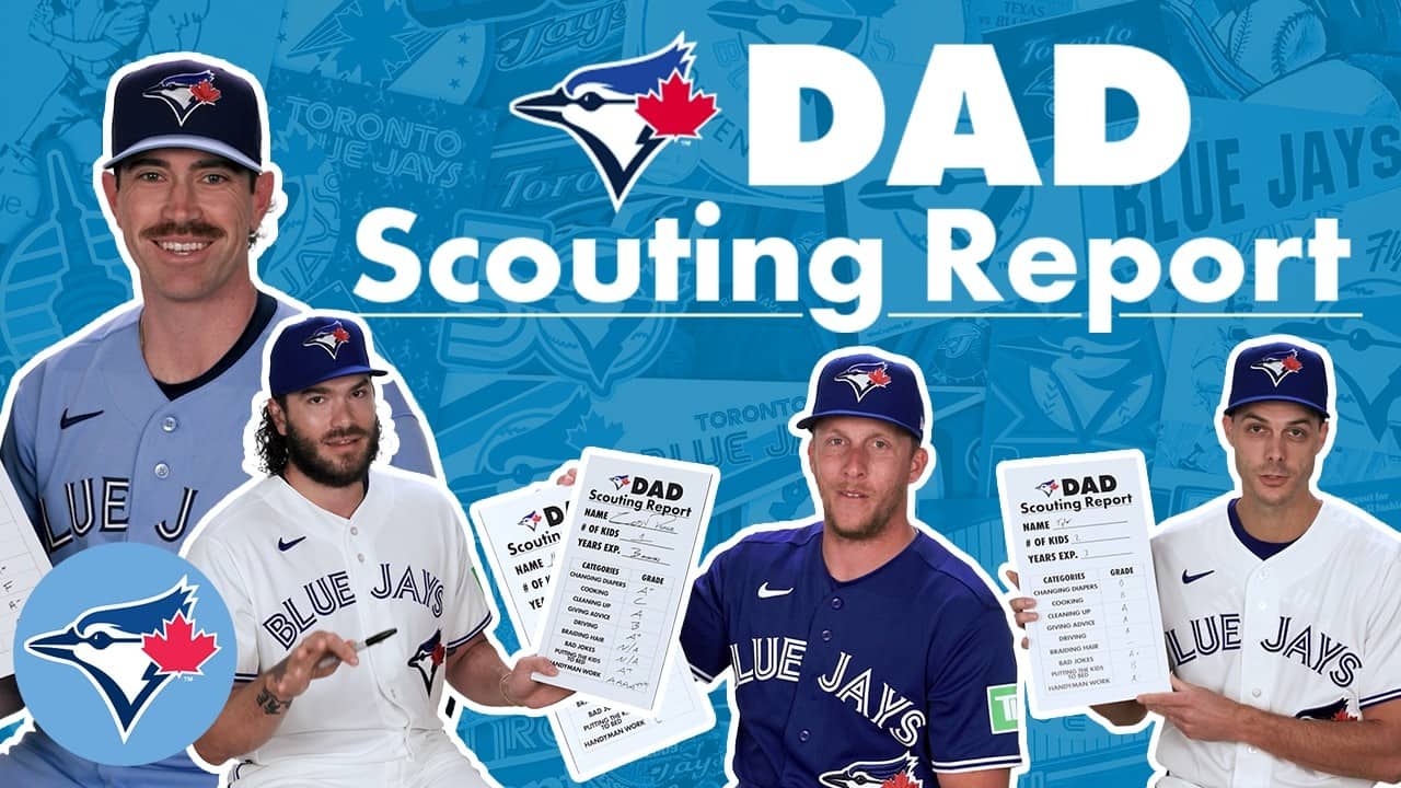 Blue Jays Dads judge their own skills in Dad Scouting Report!