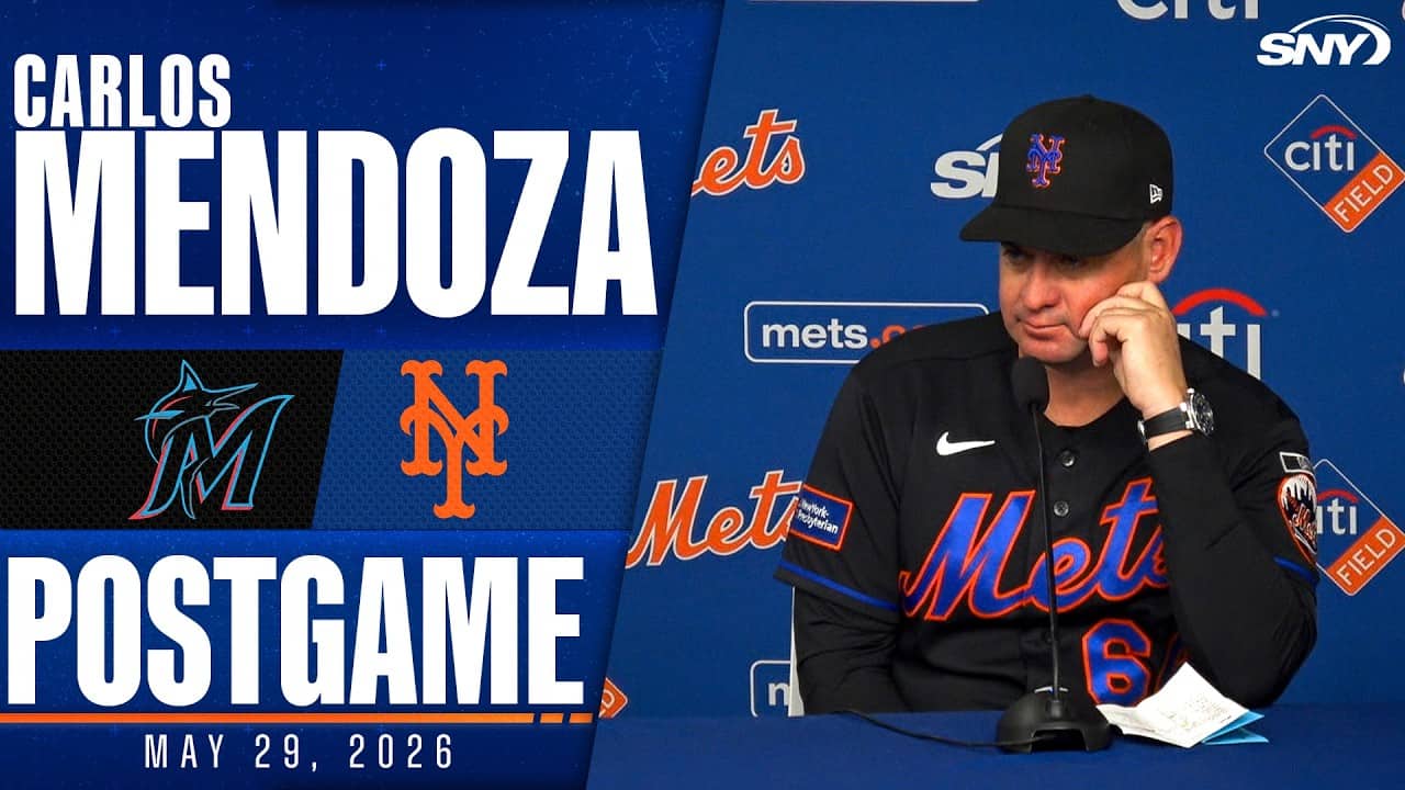 Carlos Mendoza on Mets' gutsy win against Marlins