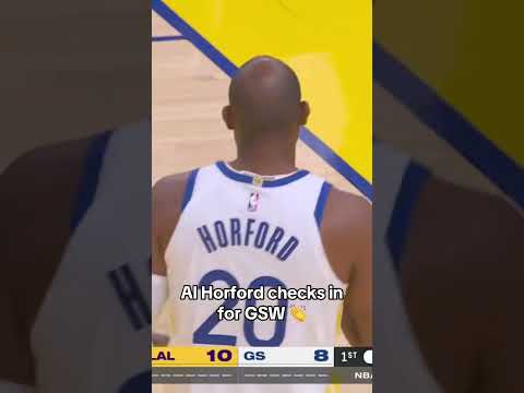 Al Horford got a standing ovation for his first game in the Bay 🔥