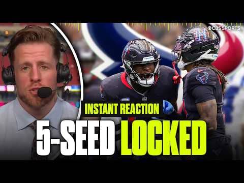 Texans clinch 5-seed with win over Colts | Could Riley Leonard be a future option for Colts?