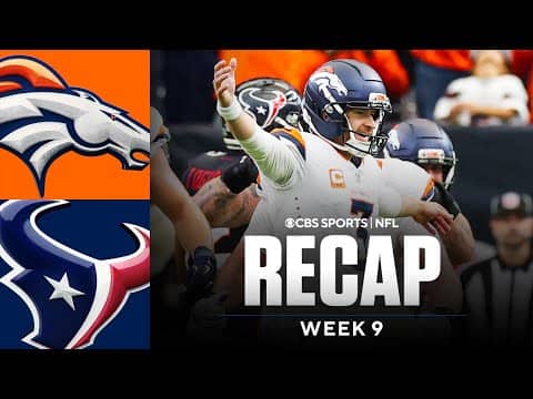 Will Lutz's GAME-WINNING field goal lifts Broncos past Texans as C.J. Stroud leaves game with injury