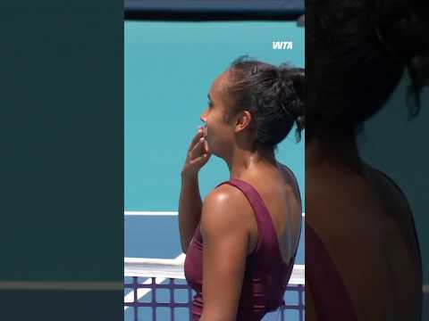 Fernandez makes it a third Miami Round 3 appearance in a row, defeating Selekhmeteva. #MiamiOpen