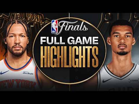 #3 KNICKS at #2 SPURS | NBA FINALS GAME 5 HIGHLIGHTS | June 13, 2026
