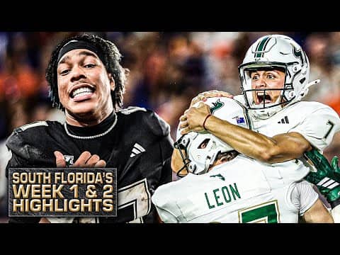South Florida's HIGHLIGHTS vs. Boise State & Florida 🎥 2 ranked wins in first 2 weeks 🔥 | ESPN CFB