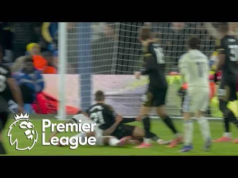 Lukas Nmecha's volley gives Leeds 1-0 lead over Fulham | Premier League | NBC Sports
