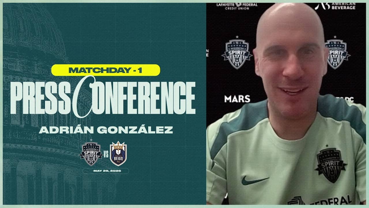 Adrián González Matchday -1 Press Conference | Matchday 11 vs Seattle Reign FC | 05.29.26
