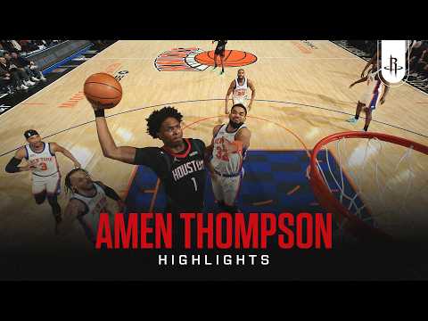 Amen Thompson (12 points) Highlights vs. New York Knicks
