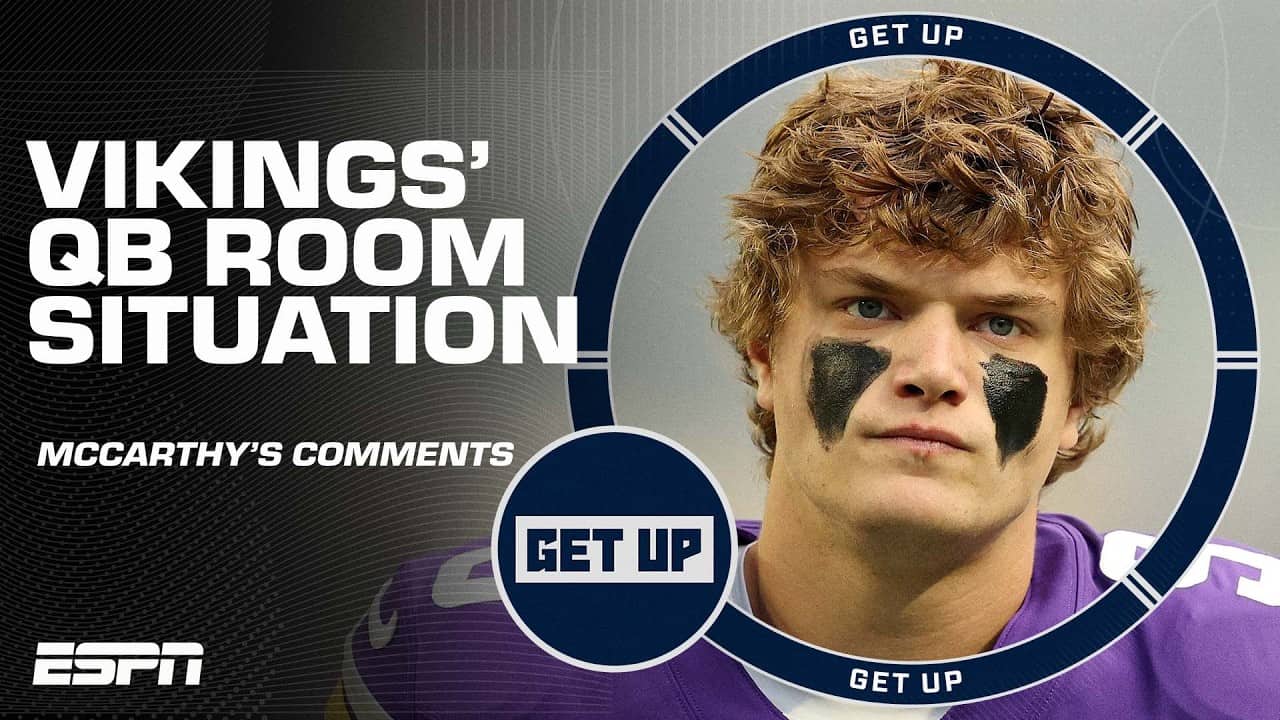 J.J. McCarthy addresses Vikings’ QB room situation 👀 ‘There’s no awkwardness’ | Get Up