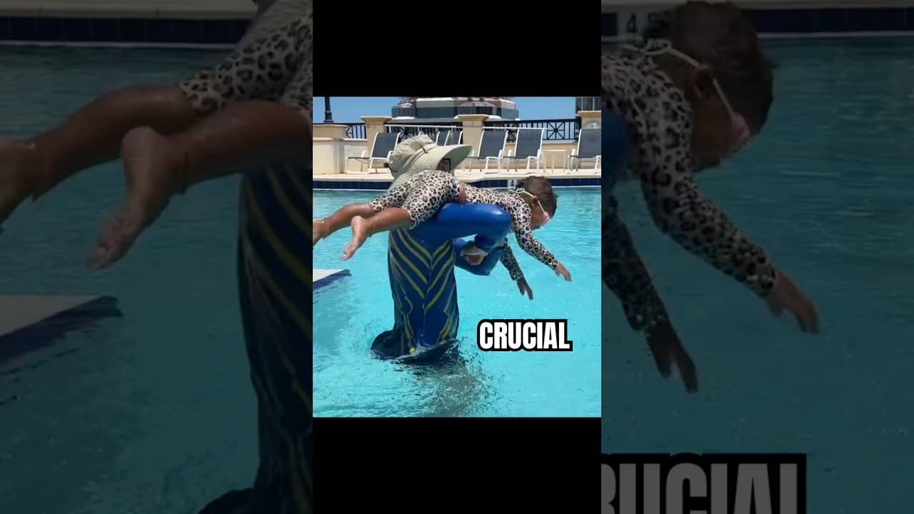 TEACH TODDLER TO SWIM WHILE HAVING FUN