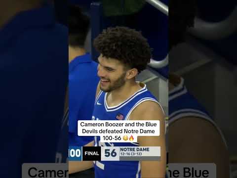 Dominant outing for the Blue Devils 🔥