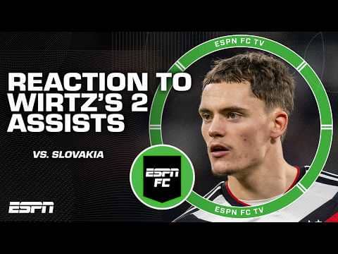 Germany's win vs. Slovakia is 'GREAT' for Florian Wirtz! 👀 - Steve Nicol likes what he saw | ESPN FC