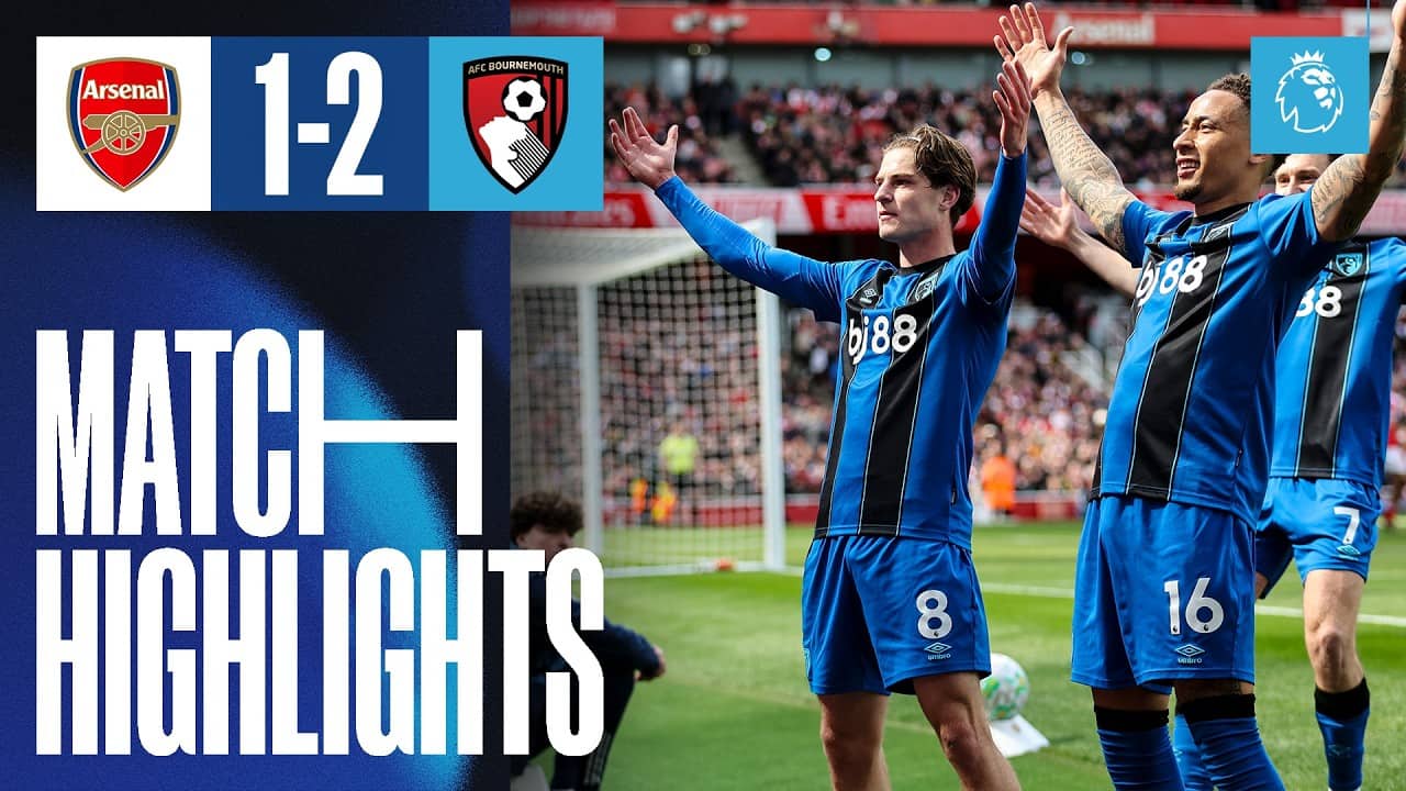 Alex Scott's fine finish makes it BACK-TO-BACK wins at the Emirates | Arsenal 1-2 AFC Bouremouth