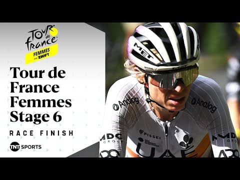 GUTSY VICTORY! 💪 | Tour de France Femmes Stage 6 Final KM's | TNT Sports Cycling