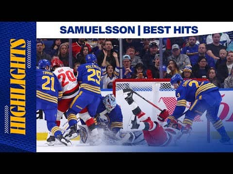 "HUGE HIT FROM SAMUELSSON!" | Watch Mattias Samuelsson Best Hits So Far | Buffalo Sabres | 20265-26