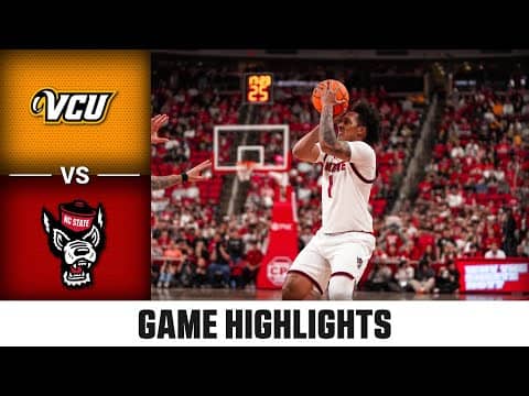 VCU vs. NC State Game Highlights |  2025-26 ACC Men’s Basketball