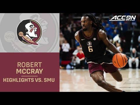 Florida State Guard Robert McCray V Highlights vs. SMU