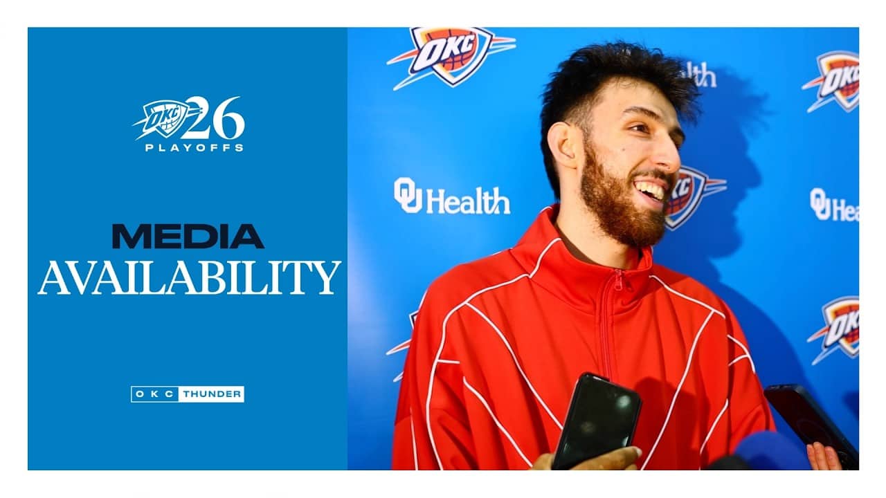 Practice Media Availability | Chet Holmgren + Coach Daigneault | NBA Playoffs | May 15, 2026