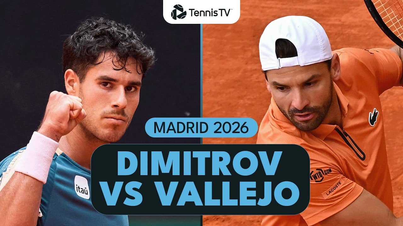 Adolfo Daniel Vallejo vs Grigor Dimitrov Highlights | Madrid 2026