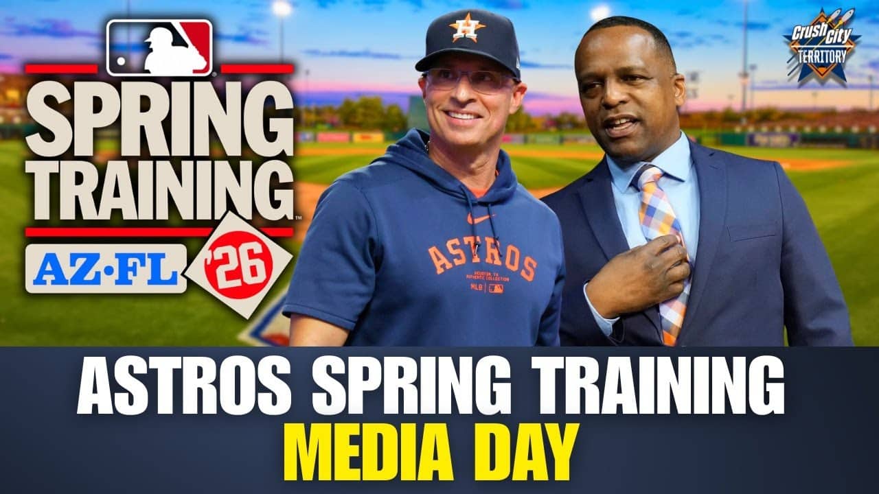 Houston Astros 2026 Spring Training Media Day Live | Joe Espada & Dana Brown