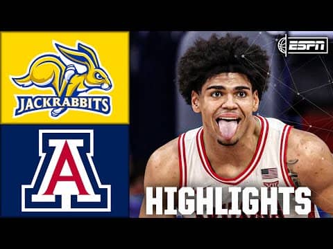 South Dakota State Jackrabbits vs. Arizona Wildcats | Full Game Highlights | ESPN College Basketball