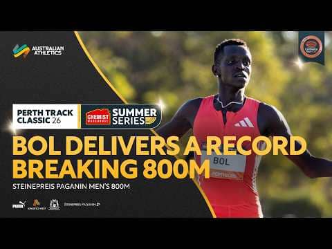 Men's 800m Final | 2026 Perth Track Classic