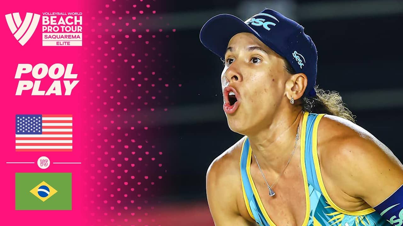 Cruz/Brasher vs. Taiana Lima/Talita - Pool Play Highlights | Saquarema 2026 #BeachProTour