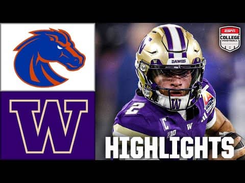 Bucked Up LA Bowl: Boise State Broncos vs. Washington Huskies | Full Game Highlights | ESPN CFB