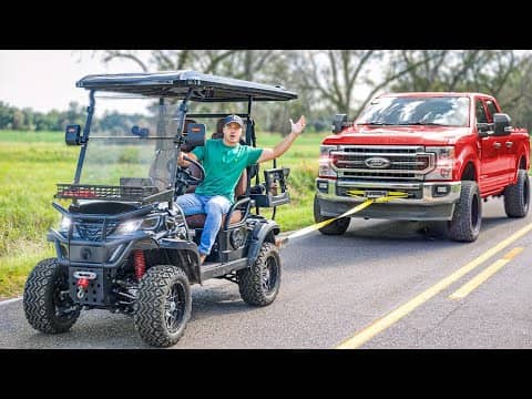 Golf Cart Durability Test (crazy results) 