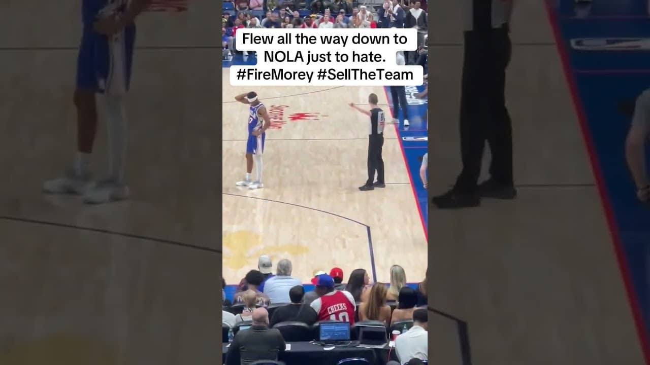 We flew down to NOLA for Sixers Pelicans just to hate. Fire Morey. Josh Harris sell the team.