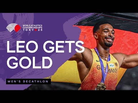Leo Neugebauer scores 6888 points to claim gold | World Athletics Championships Tokyo 25