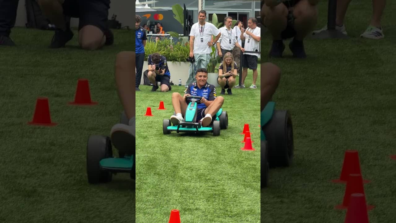 Go kart go 💨 #F1 #RedBullRacing